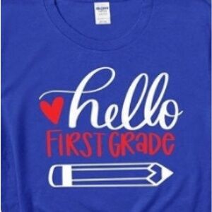 1st Grade Back To School Tee